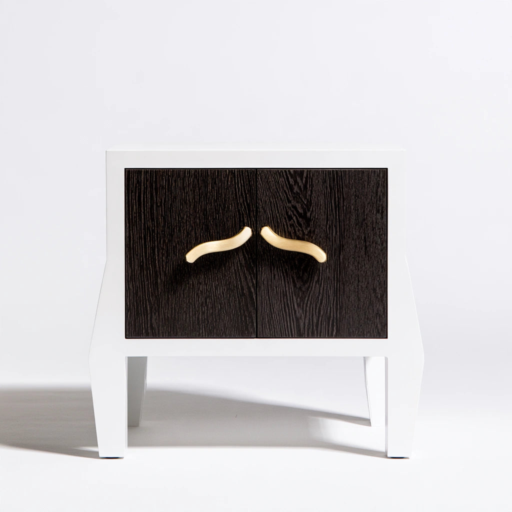 Opbergkast van hout, kleur wit