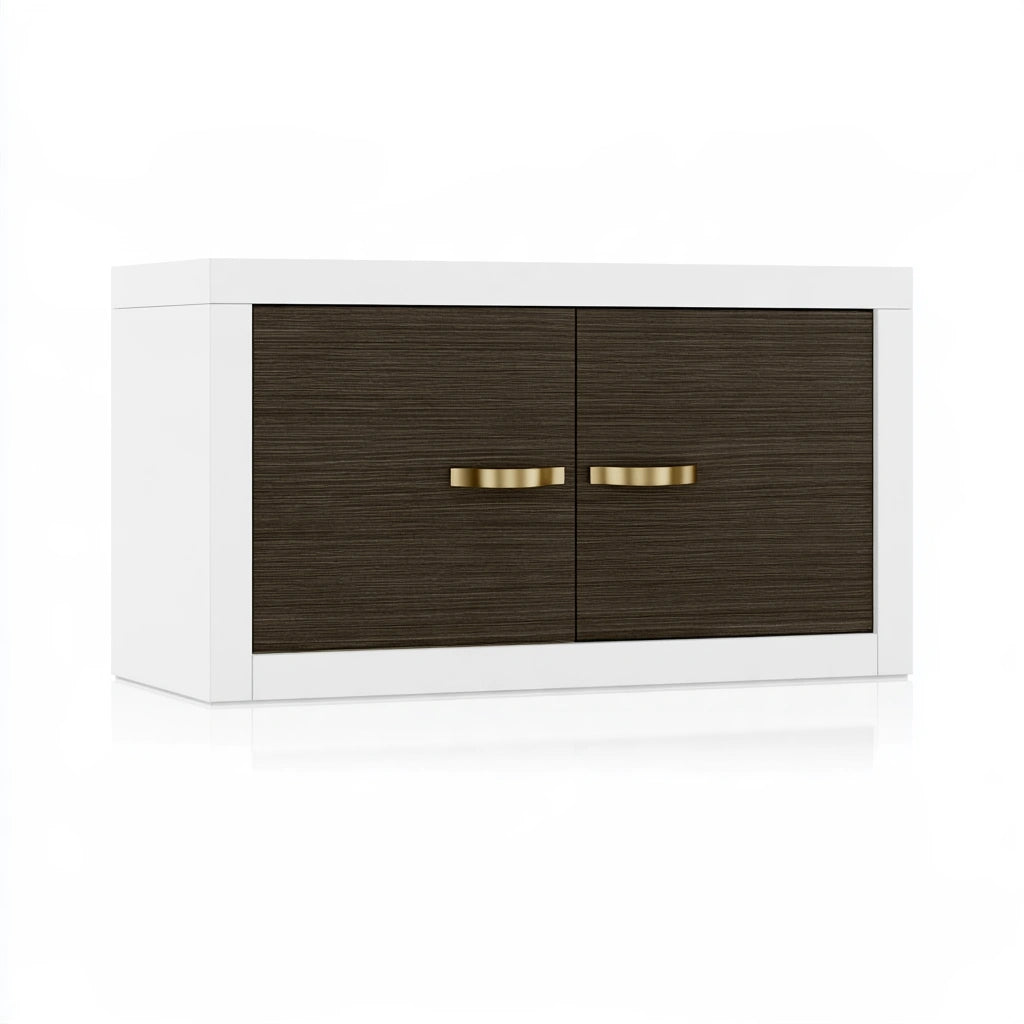 Opbergkast van hout, kleur wit