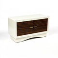 Opbergkast van hout, kleur wit