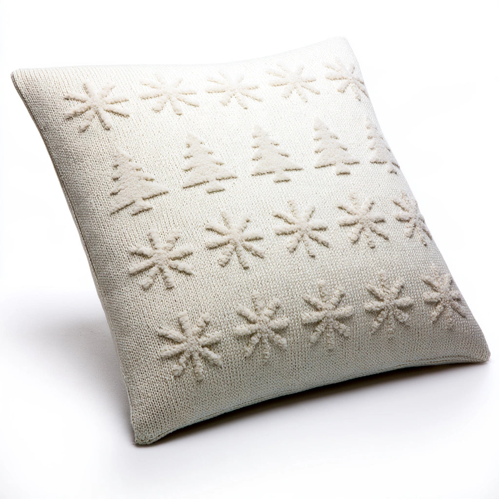 Decoratief sierkussen, kleur gebroken wit